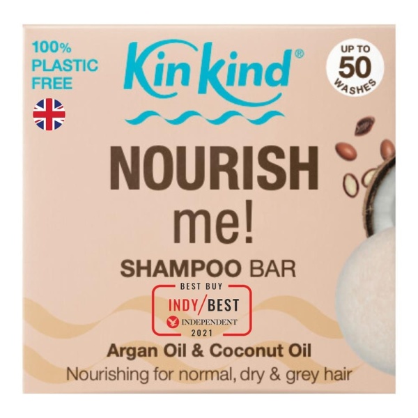 Kin Kind Argan Oil & Coconut Oil Shampoo Bar 50g